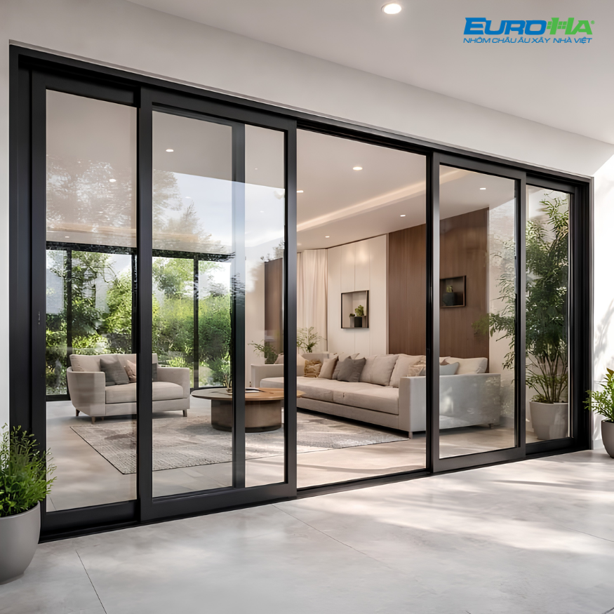 Hình ảnh mẫu cửa thuộc hệ EM68A
