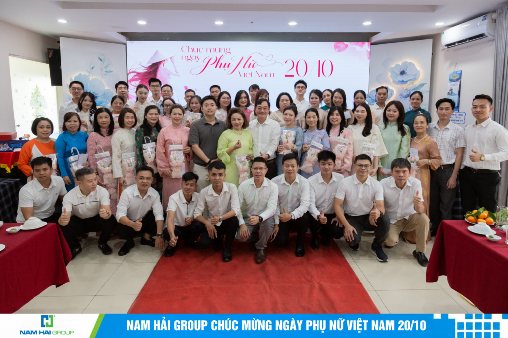 Hình ảnh cán bộ nhân viên Nam Hải Group trong ngày 20/10